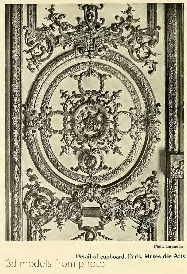 Панели резные (CARVED PANEL_1687 -  | 3D model 3DSMAX / OBJ / STL) 3D модель для ЧПУ станка
